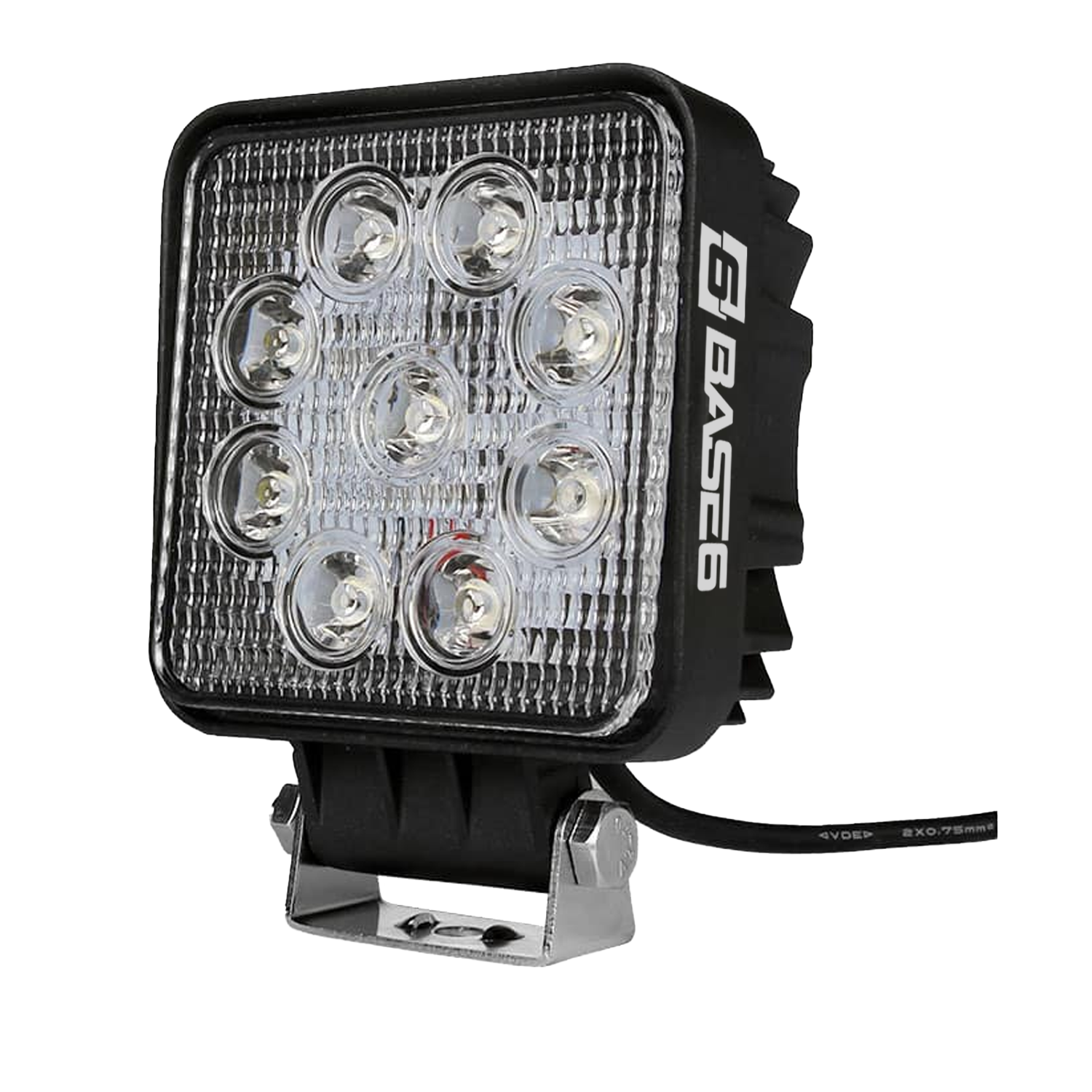 ECO Series 4 Square LED Work Light Base6