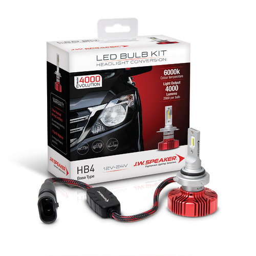 JW Speaker HB4 LED Bulb Replacement Kit [Bulb Size: HB4]