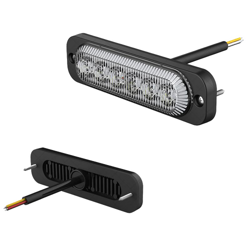 BASE6 4 LED 4W Blue Low Profile Surface Mount Perimeter Light