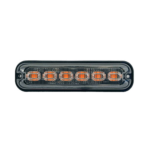 BASE6 6 LED 4W Amber/Green Low Profile Surface Mount Perimeter Light