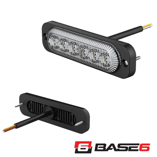 BASE6 6 LED 3W White Perimeter Light