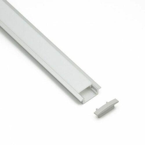 BASE6 Recessed Mount 1m Aluminium LED Strip Extrusion