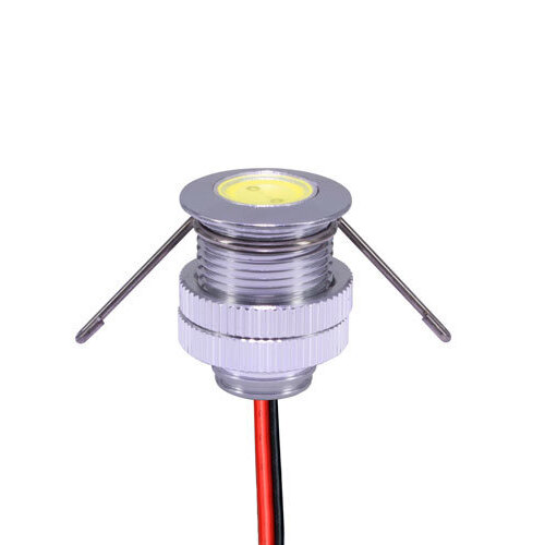 BASE6 Flush Mount LED Bolt - Warm White, 3W, 16mm, With Lens