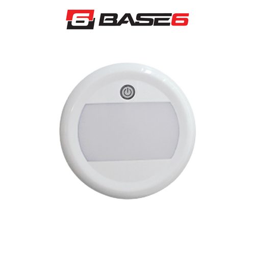 BASE6 130mm Touch Switched Frosted Surface Mount LED Interior Light