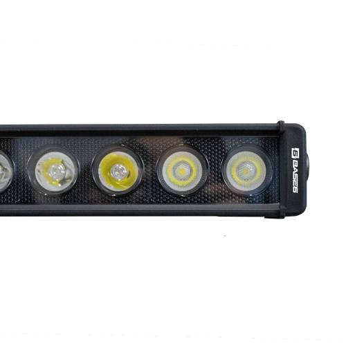 BASE6 Aggressor Series LED Light Bar - 12" with Front Position Light