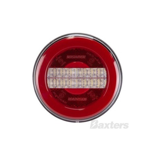 10-30v Reverse/Tail/Ref 122mm Diameter Surface Mount Glow Tail Lamp