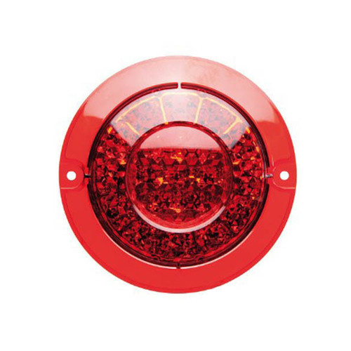 Roadvision LED Stop/Tail Lamp BR170 Series 10-30V 15 LED Round 134mm Red Lens Recessed Mount