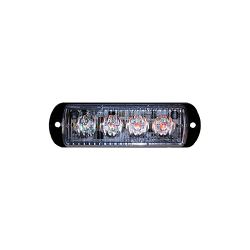 8EVP 4 LED surface mount warning light - Blue / Amber