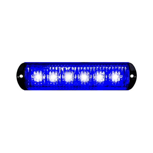 8EVP 6 LED surface mount warning light - Blue