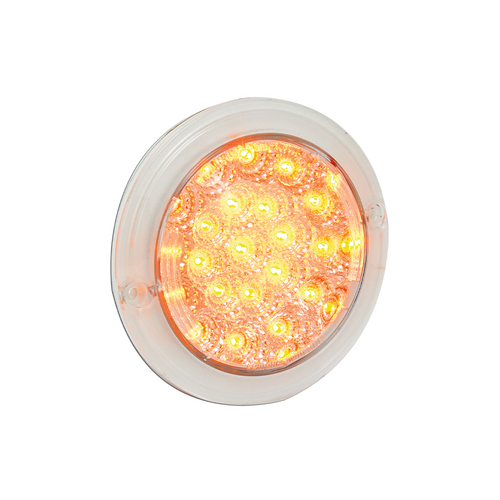 102 Series Indicator Light, Multi Volt, Clear Lens - LED Autolamps