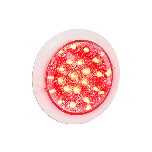 102 Series Brake & Tail Light, 12 Volt, Clear Lens - LED Autolamps