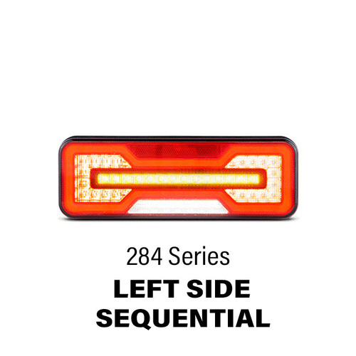 284 Series Sequential Tail Light, Left Side - LED Autolamps