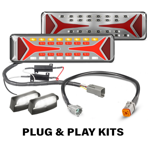 3857 Series Plug & Play Kit 1.3m Universal Wires