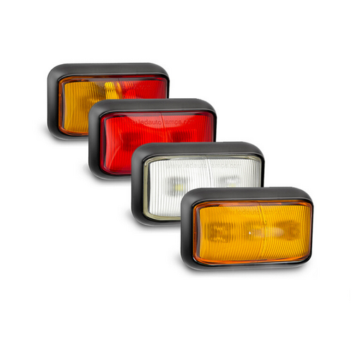 58 Series Amber / Red Side Marker Lamp Bulk Poly Bag