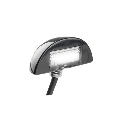 60 Series Licence Plate Lamp (Single Bulk) Black