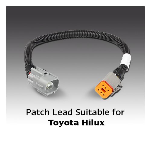 Hilux Patch Lead, Tray Extension with DT04-6P Female Connector (2 Pack)