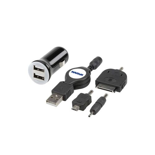 Twin USB Power Adaptor Kit - NARVA Part No. 81054BL