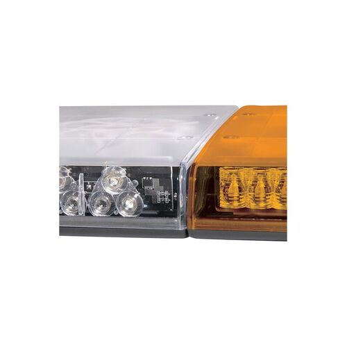 12V Legion Light Bar (Amber, Illuminated Opal Centre) Take Down Lights - 1.7m - NARVA Part No. 85040A-TD