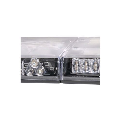 12V Legion Light Bar (Amber, Clear Lens, Illuminated Opal Centre) - 1.7m - NARVA Part No. 85040AC-TD