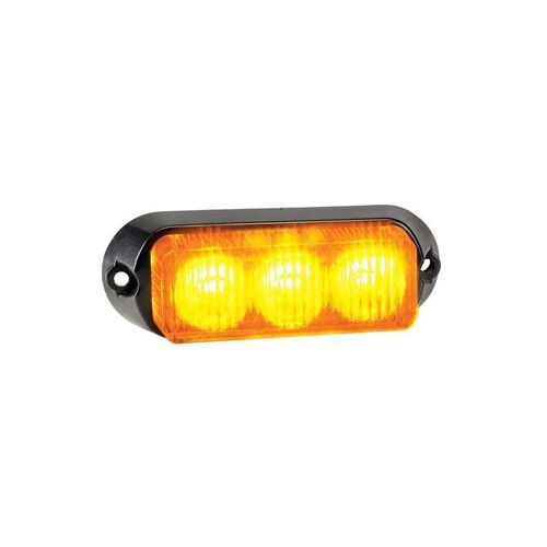 High Powered LED Warning Light (Amber) - 3 x 1 Watt LEDs - NARVA Part No. 85210A