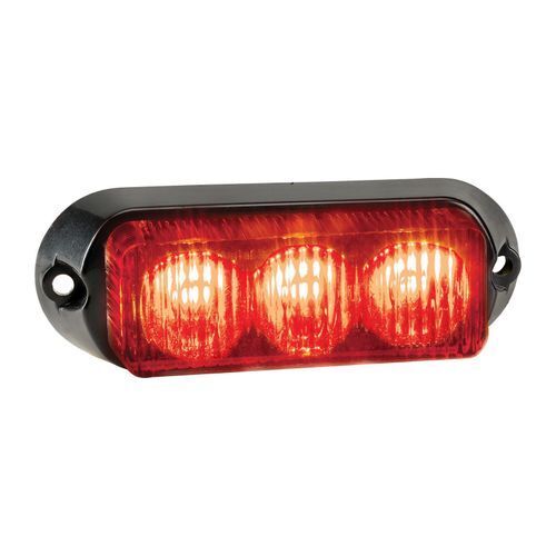 High Powered LED Warning Light (Red) - 3 x 1 Watt LEDs - NARVA Part No. 85210R