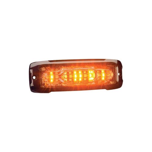 High Powered Low Profile LED Warning Light (Amber) - 6 x 1 Watt LEDs - NARVA Part No. 85216A