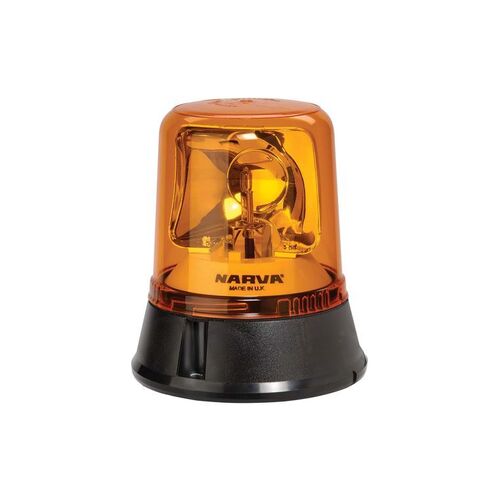 Optimax Rotating Beacon (Amber) Flange Base 12/24 Volt - NARVA Part No. 85650A