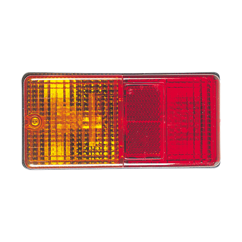 Rear Stop/Tail Direction Indicator Lamp withLicence Plate Option and In-built Retro Reflec - NARVA Part No. 86470BL