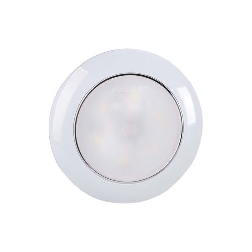 12V SATURN LAMP DUAL COLOUR 75MM LED INTERIOR LAMP WITH TOUCH SWITCH (WHITE/RED) - NARVA Part No. 87501WRBL