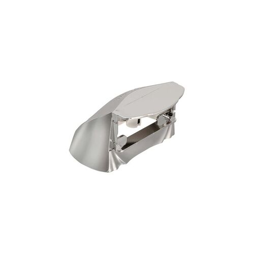 Chrome licence plate lamp housing - NARVA Part No. 91696