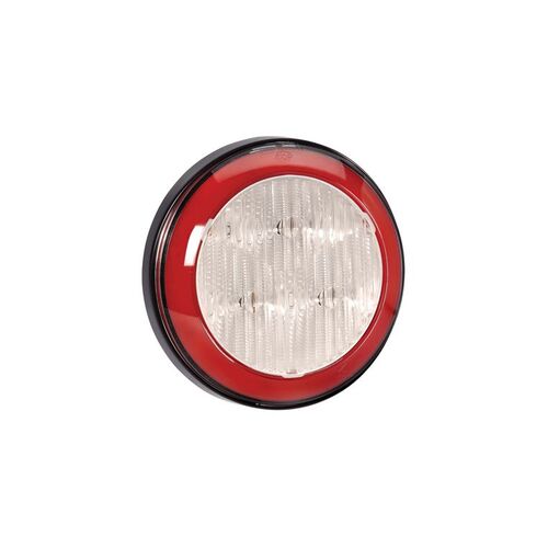 9-33 VOLT MODEL 43 LED REAR DIRECTION INDICATOR LAMP (AMBER) WITH RED LED TAIL RING - NARVA Part No. 94310